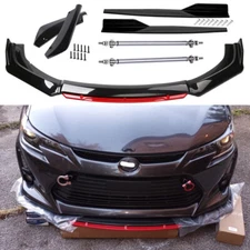 For Scion Front Bumper Lip Spoiler Diffuser+Side Skirts+Rear Lip