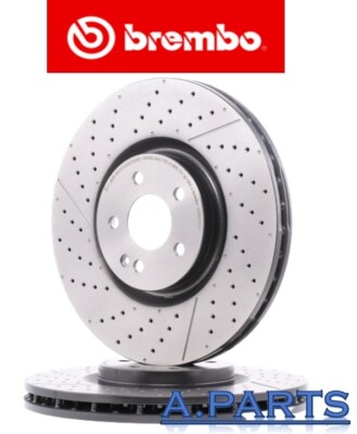 BREMBO 2X BREMSSCHEIBE 360mm HINTEN MERCEDES AMG C KLASSE W205 GT X290 GLC X253