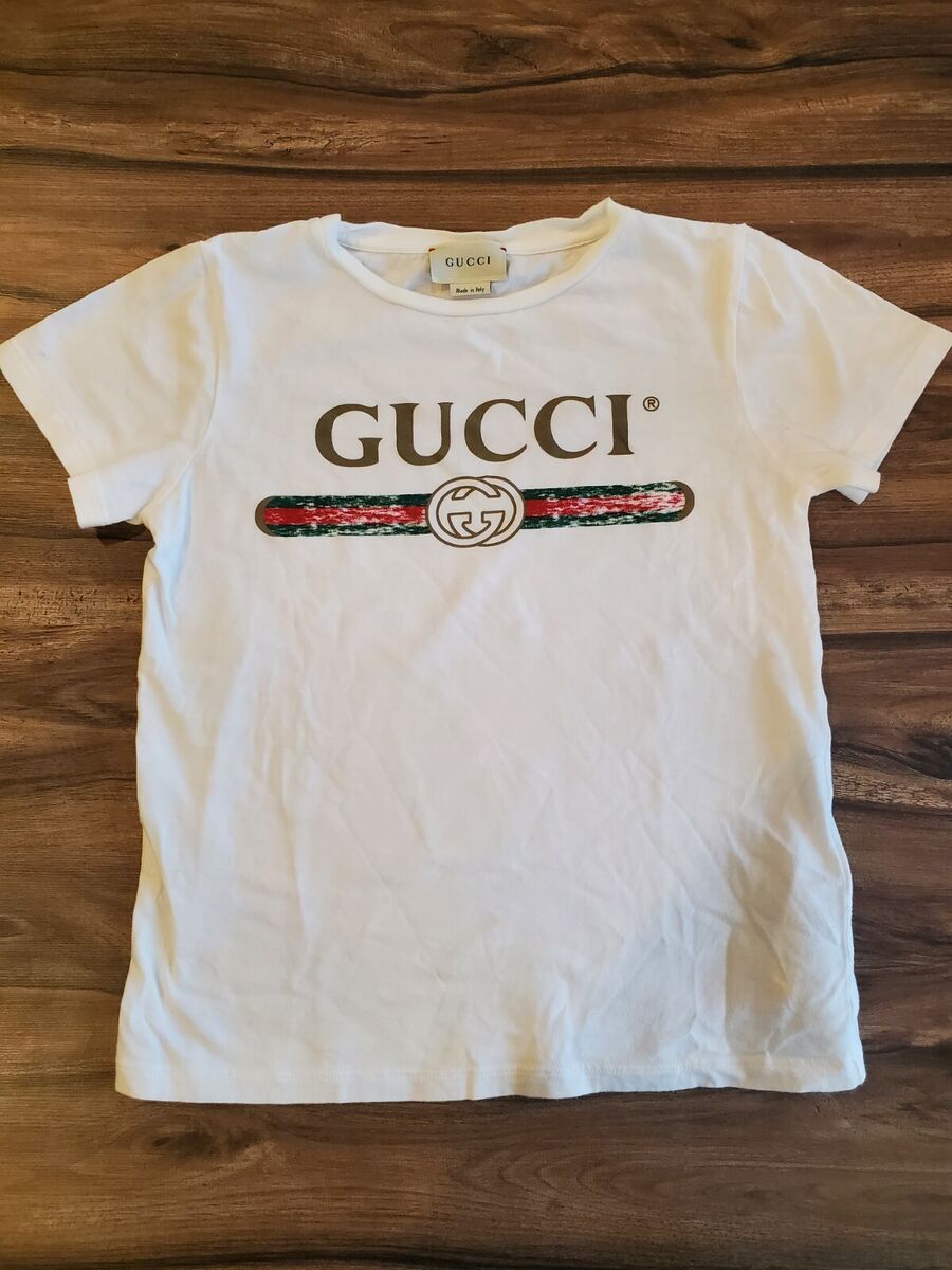 Gucci t-shirt - white - kids - | eBay