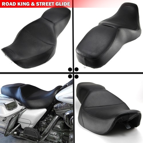Rider 2 UP Driver Passenger Seat For Harley 97-07 Road King FLHR Classic Smooth - Picture 6 of 17