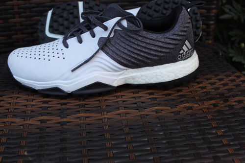 ADIDAS BOOST ADIPOWER EVN791001 SNEAKERS DA GOLF UOMO BIANCO/NERO/ARGENTO TAGLIA 8,5 NUOVE - Foto 4 di 10