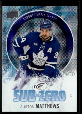 2023-24 Ud Ice Sub-Zero Auston Matthews Toronto Maple Leafs #SZ-3