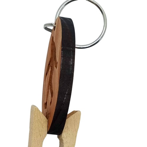 Norris Lake TN Keychain Wood Keyring Tennessee Souvenir Travel Gift Tennessee - Picture 2 of 4