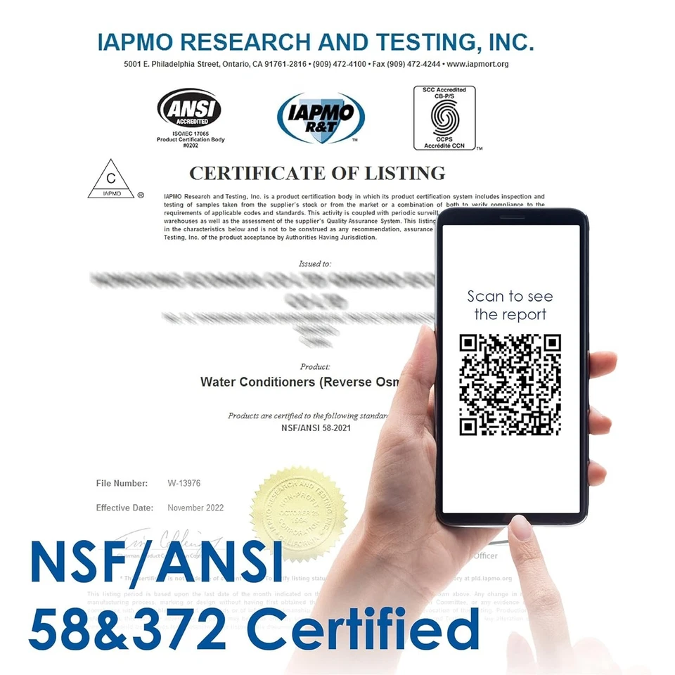 Waterdrop RO Umkehrosmose-Wasserfiltersystem, 600 GPD, tanklos - Bild 2 von 4
