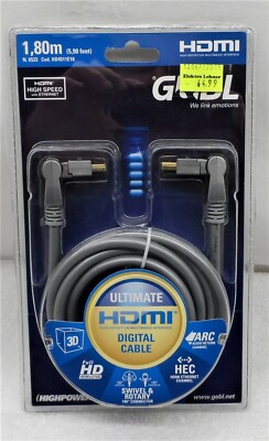 HDMI Kabel Ethernet G&BL ULTIMATE Professional High Speed 1.8m 4K 2x Winkel 180