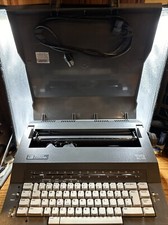 Smith Corona SC110 Spell-Right I Dictionary Electric Typewriter With Cover Gray thumbnail