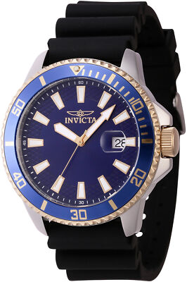 Invicta 46133 Herrenuhr Blau Stahl