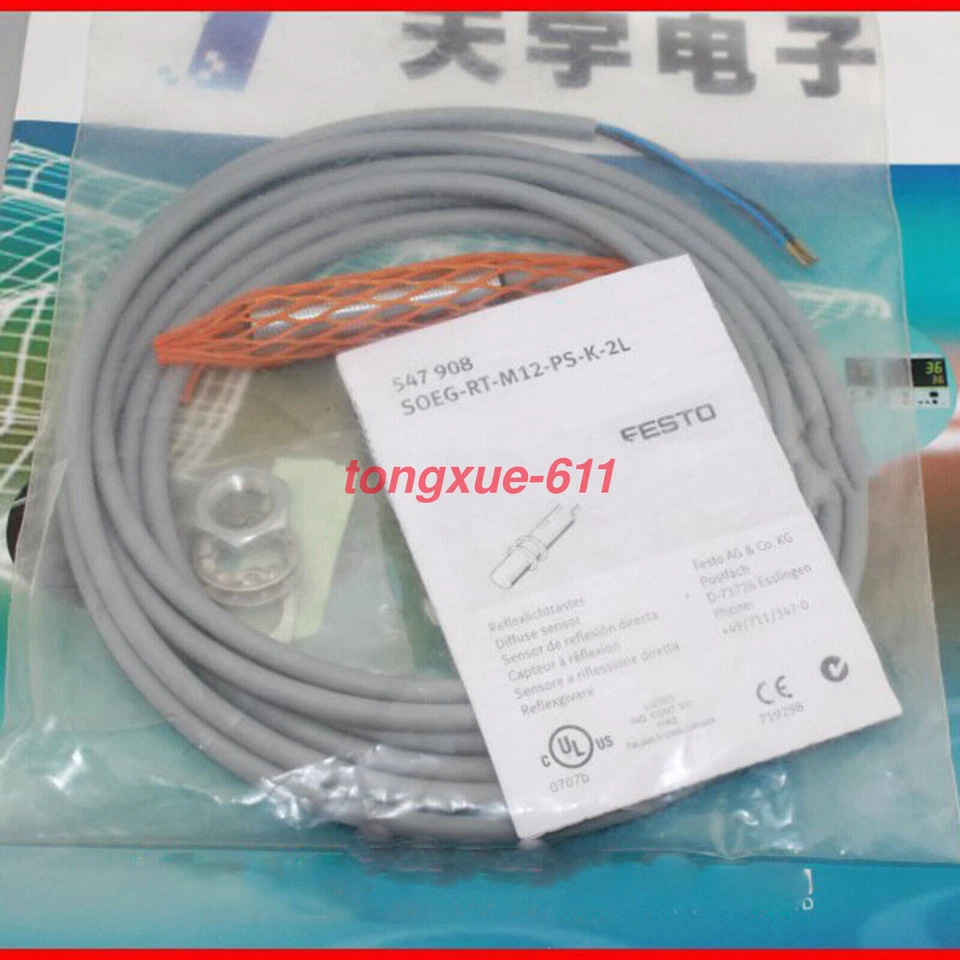 new festo Proximity sensor SOEG-RT-M12-PS-K-2L Via FedEx or DHL - Image 2 of 2