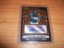 2008 Topps Stadium Club Beam Team Black & White Callix Crabbe Auto Card 94/99