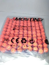 AMOSTING Refill Darts 100PCS Bullets Ammo Pack for Nerf N-Strike Elite Series