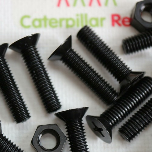 50x Tuercas de pernos avellanados de nailon negro M5x 20 mm y (13/64x 25/32 pulgadas) - Imagen 6 de 10