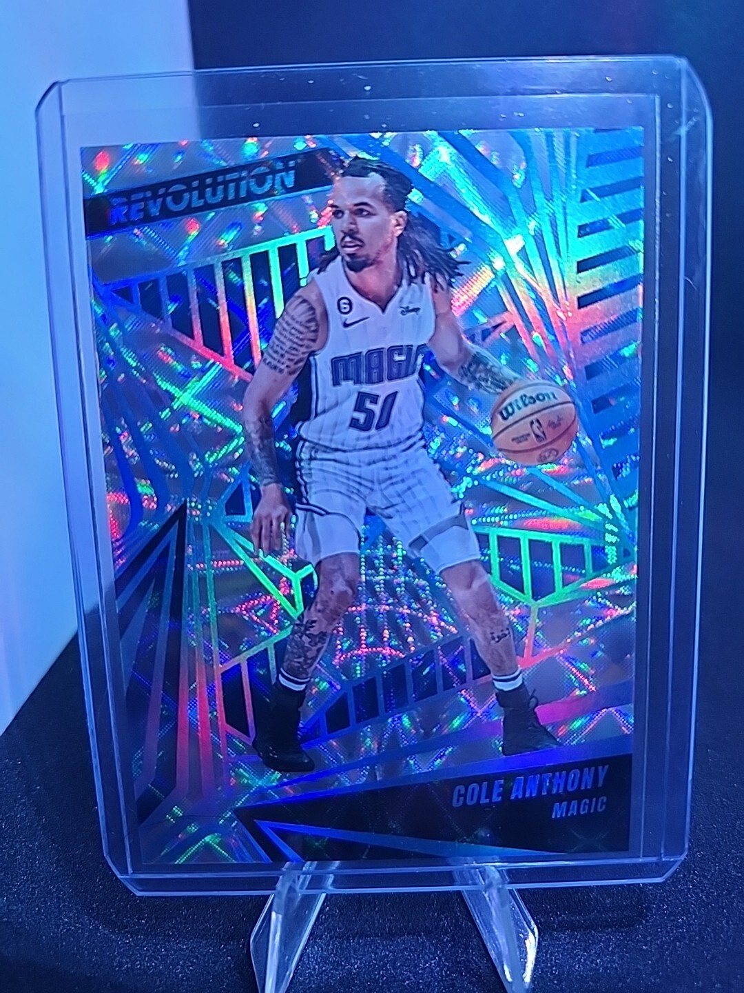 2023-24 Panini Revolution #56 Cole Anthony Future Frame 46/60 Magic