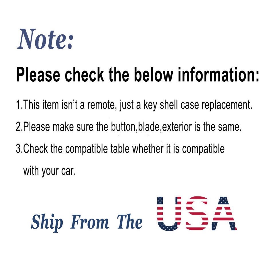 2018 Chevrolet Equinox Key Fob Remote SHELL / CASE - (No Electronics O - Foto 10