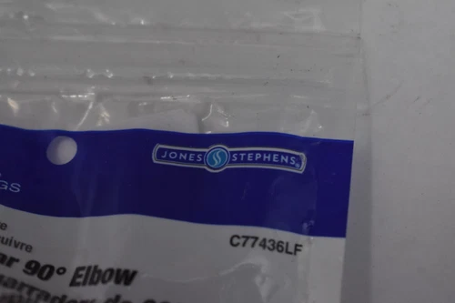 Jones Stephens PlumBite Drop Ear 90° Elbow 1/2" FPT Push On C77436LF Genuine OEM - Picture 4 of 6