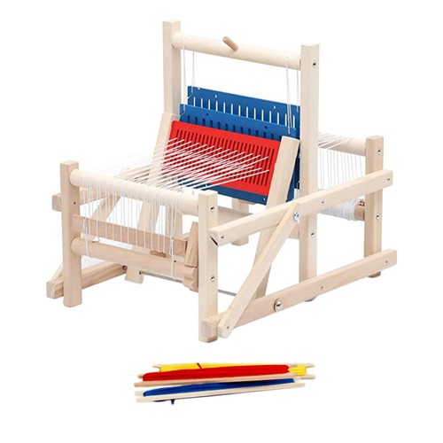 Traditional DIY Weaving Toys Weaving Loom Kit Frame Kit Tabletop Puzzle Toys - Picture 3 of 7
