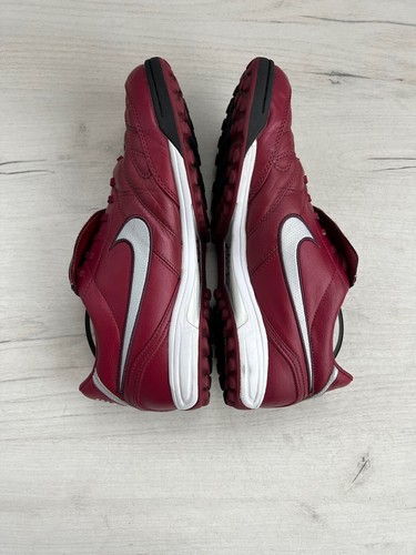 Nike Tiempo Mystic 3 TF Indoor Football Cleats Soccer Leather Burgundy US9.5 - 第 4/14 張圖片
