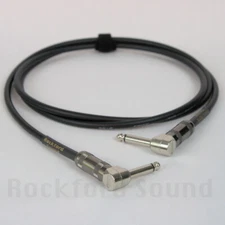 Canare GS-6 High Clarity Nickel Guitar Cable, Right Angle to Right Angle
