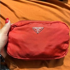 Prada Scarlet Red Pouch