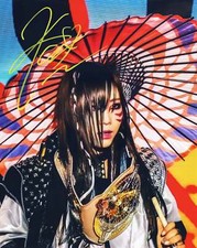 Kairi Sane funhouse (metallic 8x10) - WWE photo signed auto autographed