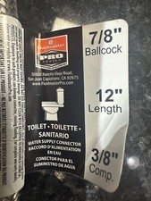 Fluidmaster Faucet Connector 78 Ballcock 12 Length 38 Comp.