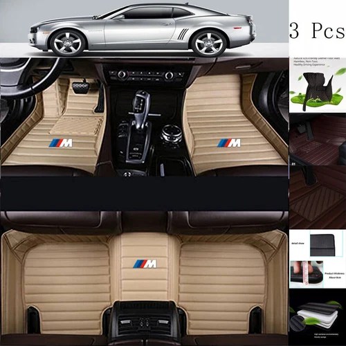For BMW All Models Car Floor Mats Waterproof Carpets All-weather Front&Rear Sets - Picture 25 of 47
