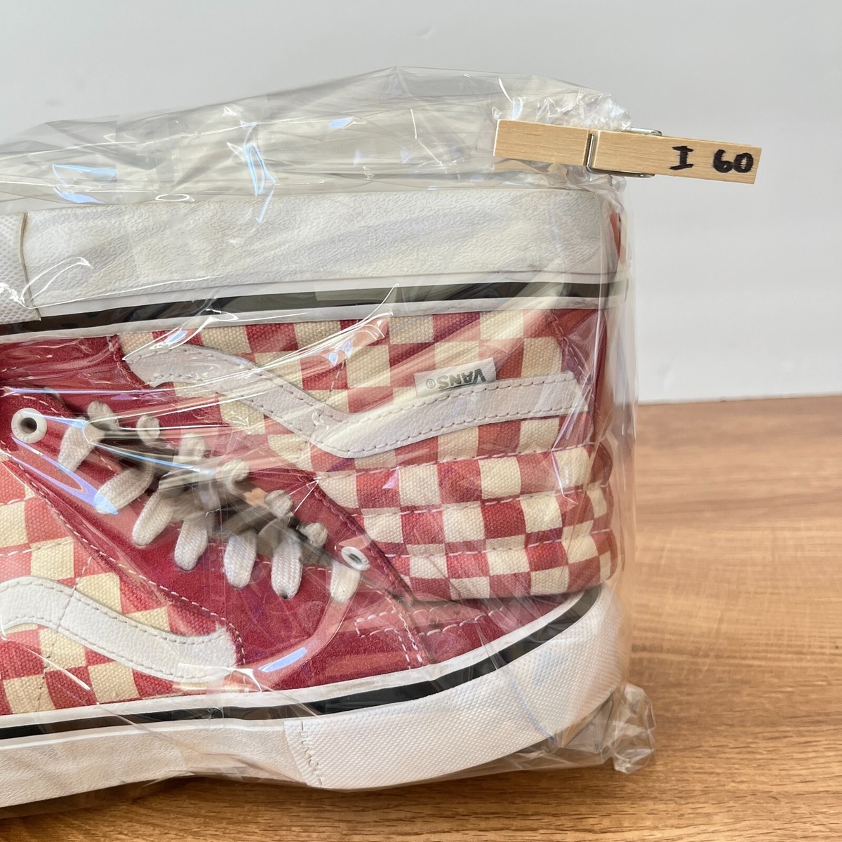 Vans SK8 Hi Pro Checkerboard Desert Rose Skateboarding Shoes  display picture 1
