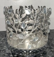 BATH BODY WORKS GEM BLING BOTANICAL LARGE 3 WICK CANDLE HOLDER SLEEVE 14.5 OZ