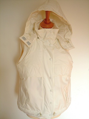 ADIDAS Stella McCartney Gilet PRIMALOFT Weste mit Kapuze abnehmbar D 36 F38 NEU - Bild 2 von 5