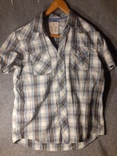 Route 66 Pearl Snap Button Down Men's Large Distinctive Details Redemption