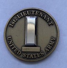 U.S. Army First Lieutenant Challenge Coin R15