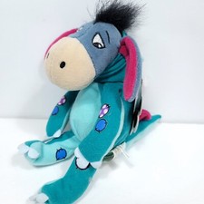 Winnie the Pooh's Donkey Eeyore Bean Bag Plush dressed as Dinosaur Halloween NEW