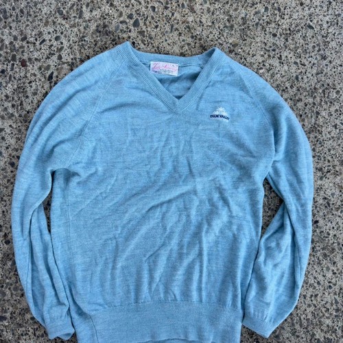 Vintage 70s Lady Pickering V-Neck Sweater – Size Large