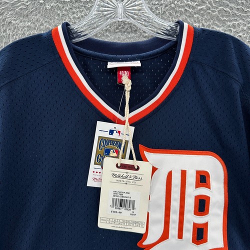 Detroit Tigers Kirk Gibson Jersey Mens 40 Medium M Blue 23 Mitchell and Ness - Picture 2 of 15