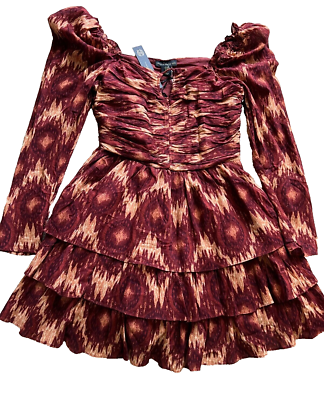 NWT NEW House of Harlow 1960 light cocktail dress long sleeves lined M  MEDIUM | eBay