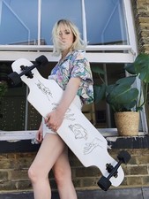 Custom Hand Painted Long Board And Skate Boards Dm For Details And Commissions