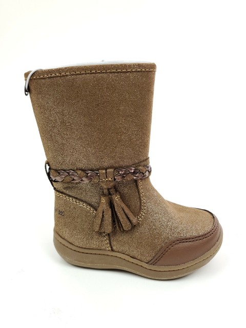 stride rite brown boots