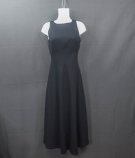 Carole Little Womens Dress 6 Black Maxi Quiet Luxury Classic Minimalist Elegant