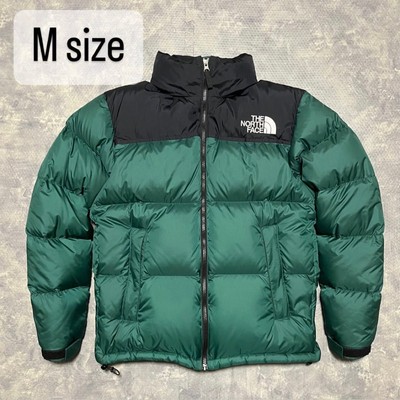 THE NORTH FACE Down Jacket Nuptse M size Night Green good 