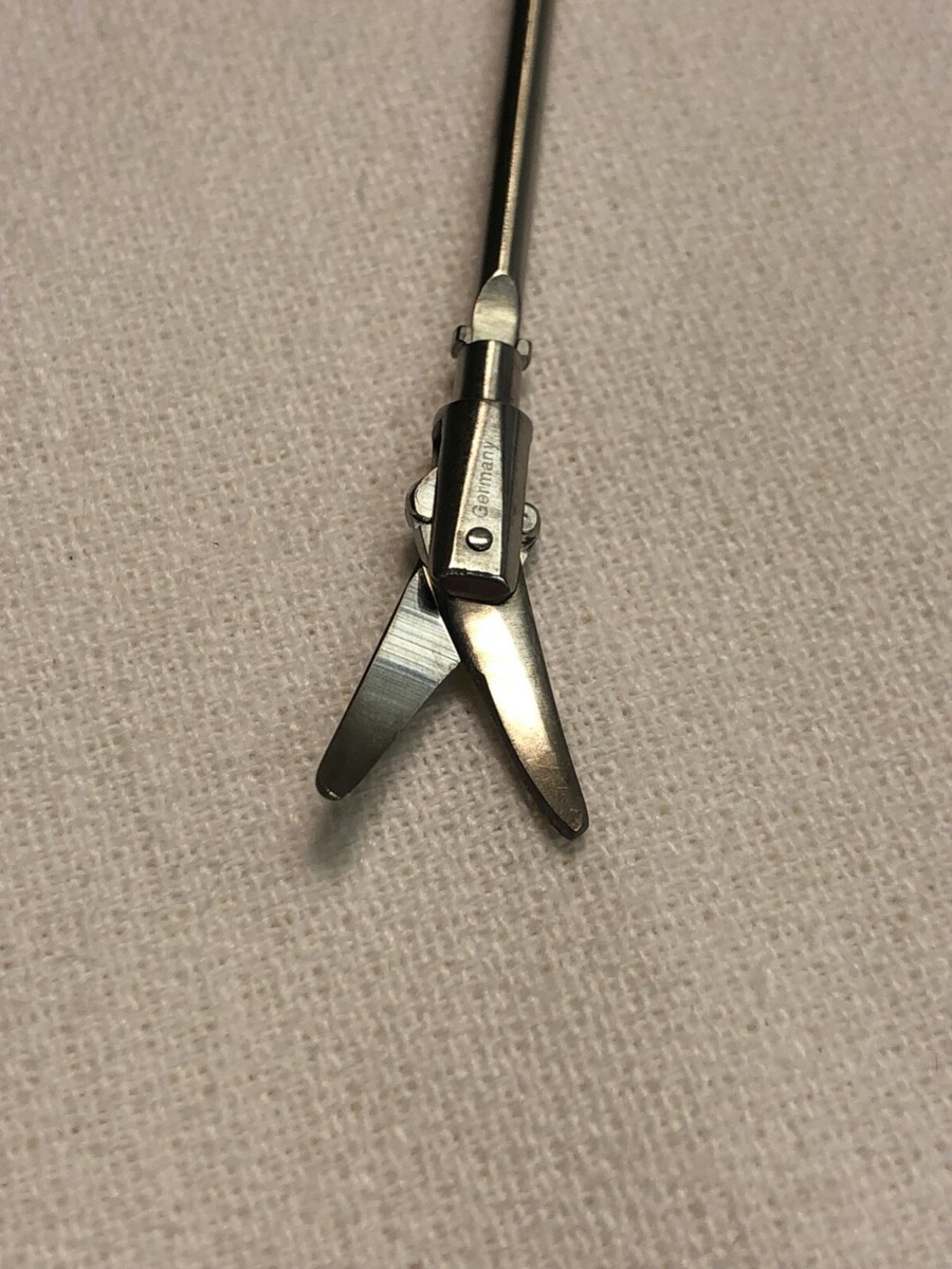 KARL STORZ 34310 MS CLICKLINE METZ. SCISSOR CURVED 12 MM LONG 5 MM