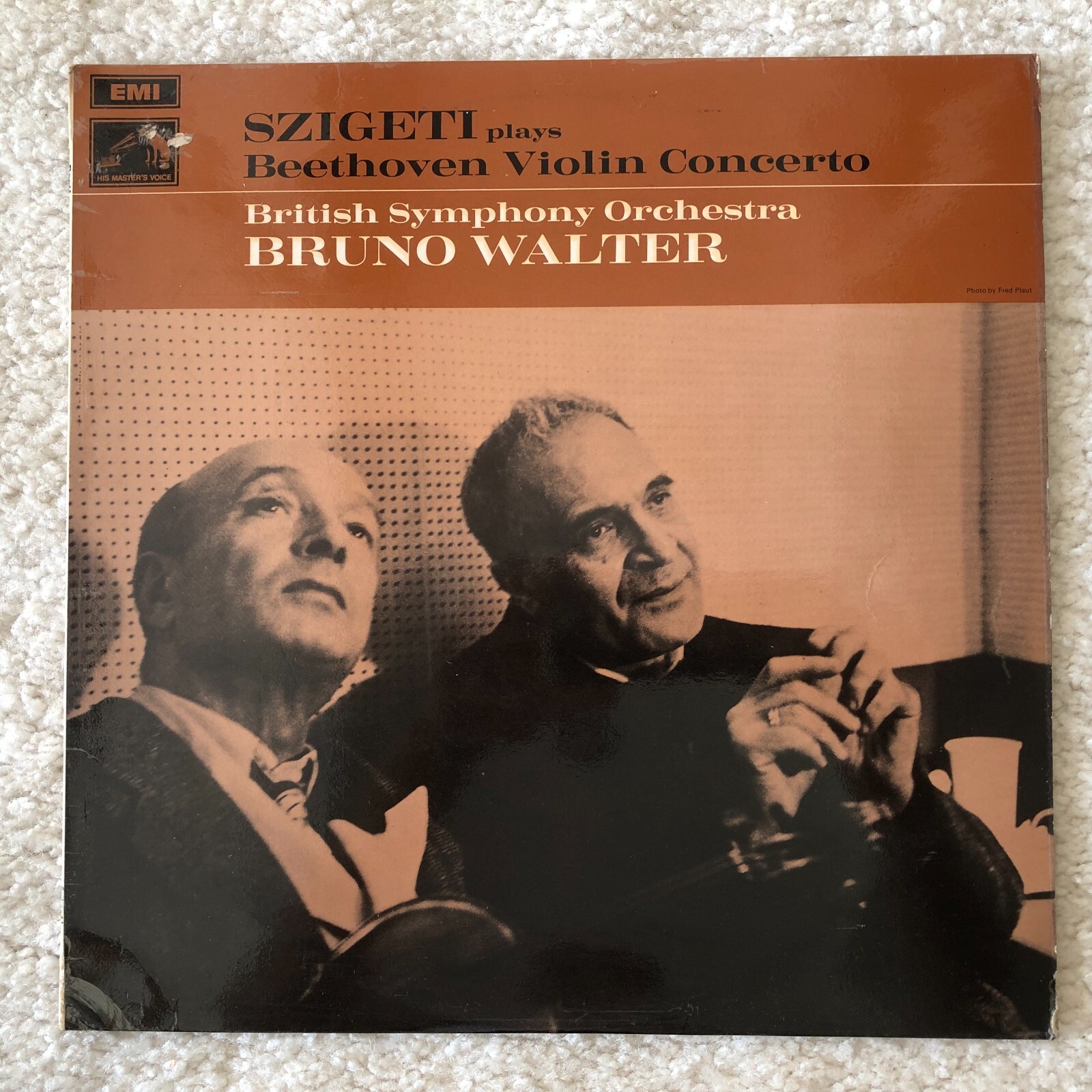 EMI  HQM 1224    Beethoven Violin Concerto & Berlioz     Joseph Szigeti