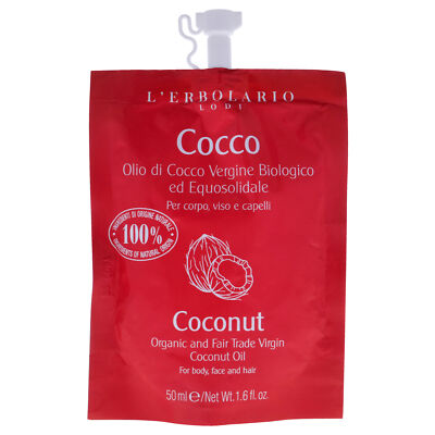 L'Erbolario Organic Trade Virgin Oil - Coconut - 1.6 oz Hair and Body Oil