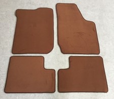 Fußmatten Autoteppiche für Opel Kadett D 1979-1984 Cognac 4 teilig Velours Neu