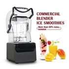Commercial Heavy Duty Blender Sound-proof Processor Smoothie Mixer Bar Blender