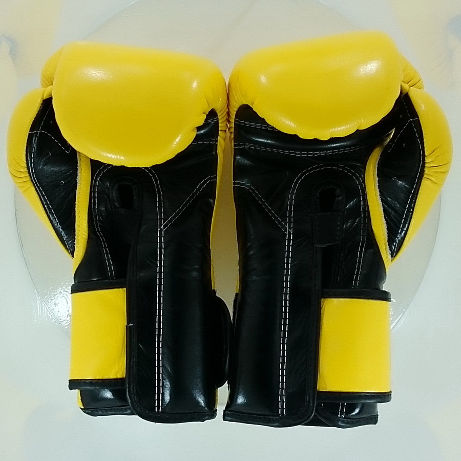 FAIRTEX MUAY THAI KICK BOXING MMA GLOVES BGV9 YELLOW PRO TRAINING