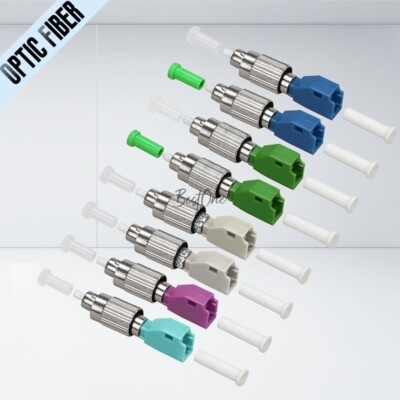 10Pcs LC Female to FC Male UPC APC SM/MM OM3 OM4 Fiber Optical Adapter Converter