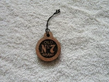 Jack Daniels Wood Shot Glass Ornament and Coaster 