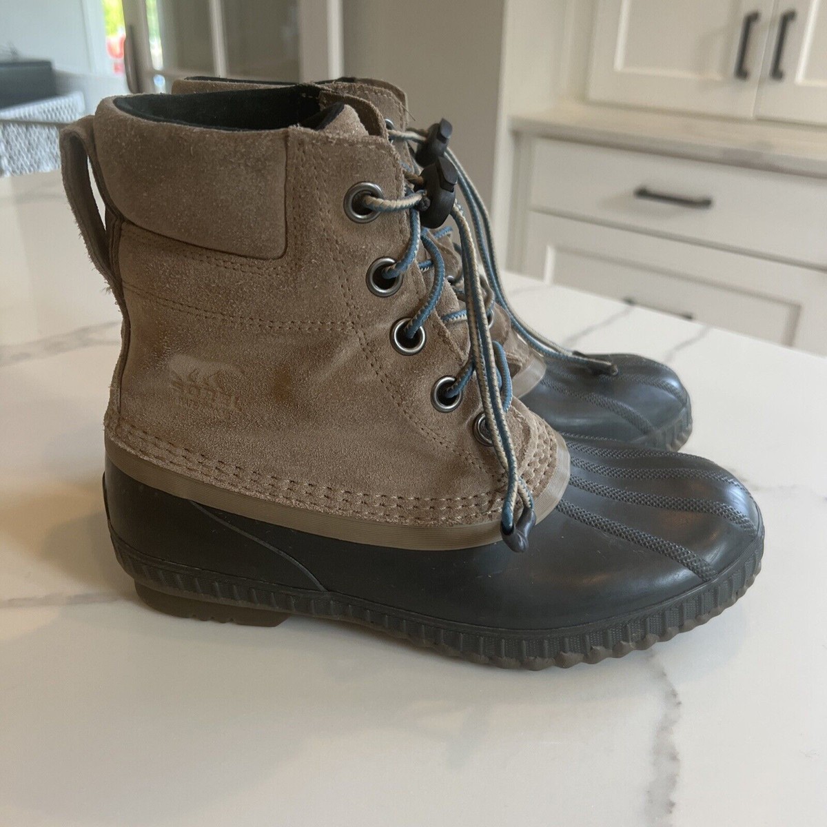 Sorel Cheyanne II Lace Waterproof Winter Snow Boots Tan Youth Sz - Main Image