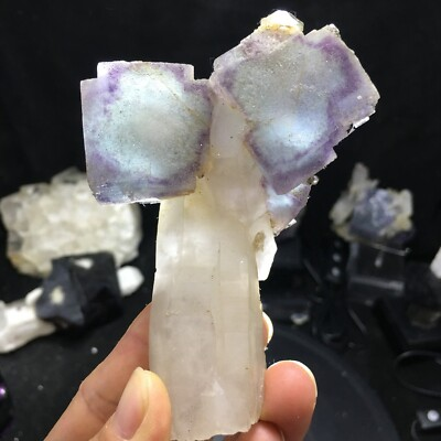 #ad #ad 250g Natural and unique twin fluorite quartz comes from this Dayu $299.00