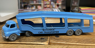 VINTAGE LESNEY MATCHBOX CAR TRANSPORTER (ACCESSORY PACK #2) BLUE W