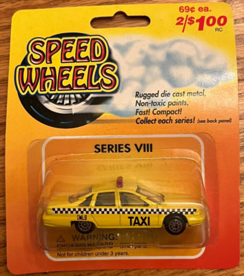 speed wheels series VIII taxi NEW in box